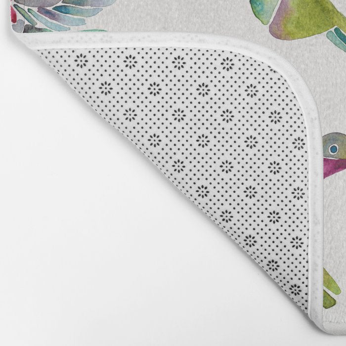 Hummingbirds Bath Mat Gallery Image 2