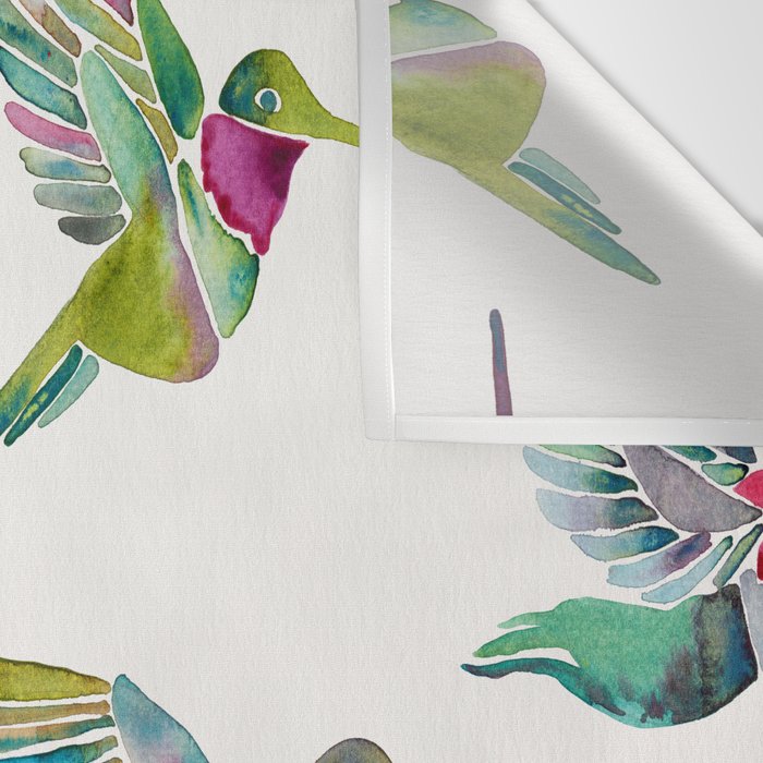 Hummingbirds Wall Tapestry Gallery Image 3