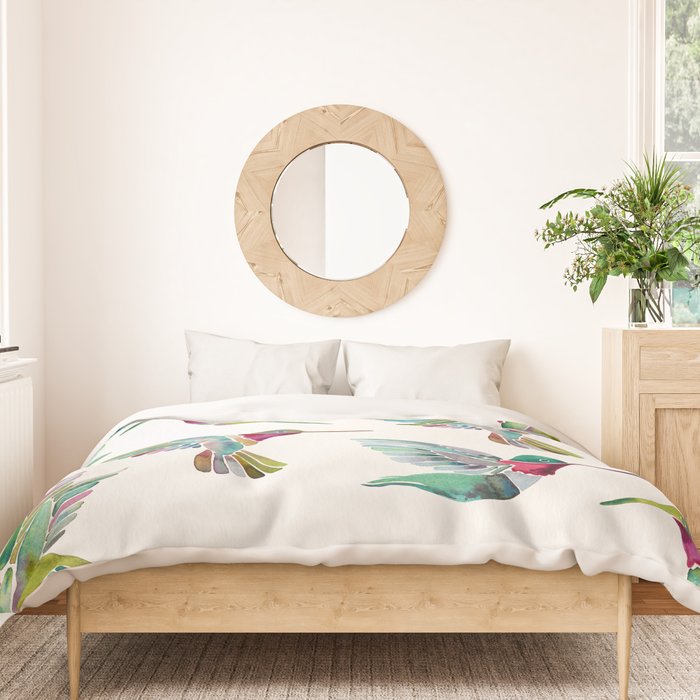 Hummingbirds Duvet Cover Gallery Image 3