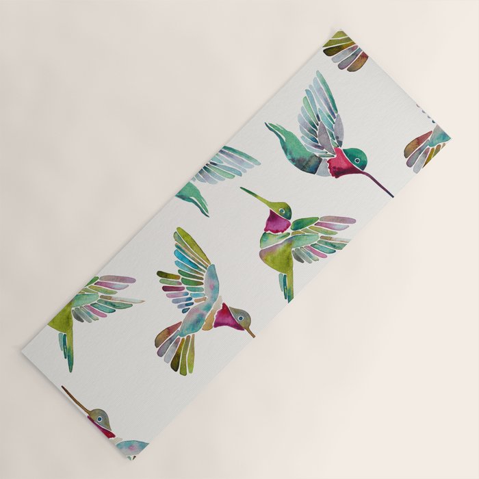 Hummingbirds Yoga Mat Gallery Image 1