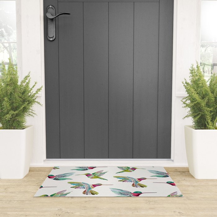 Hummingbirds Welcome Mat Gallery Image 3