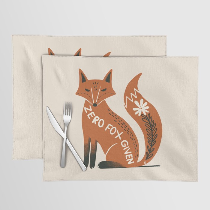 Zero fox given Placemat Gallery Image 1