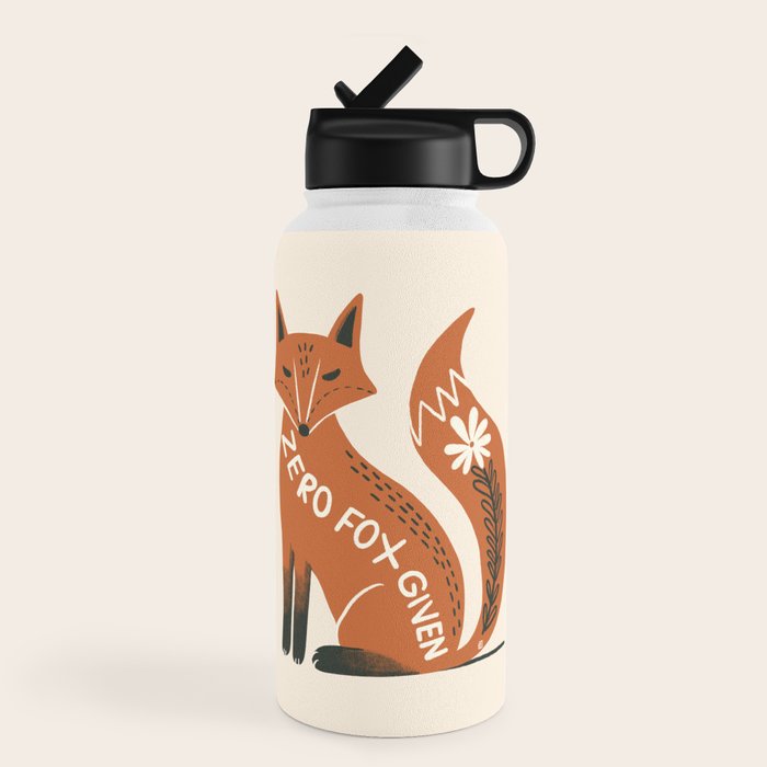 Zero fox given Water Bottle Gallery Image 4