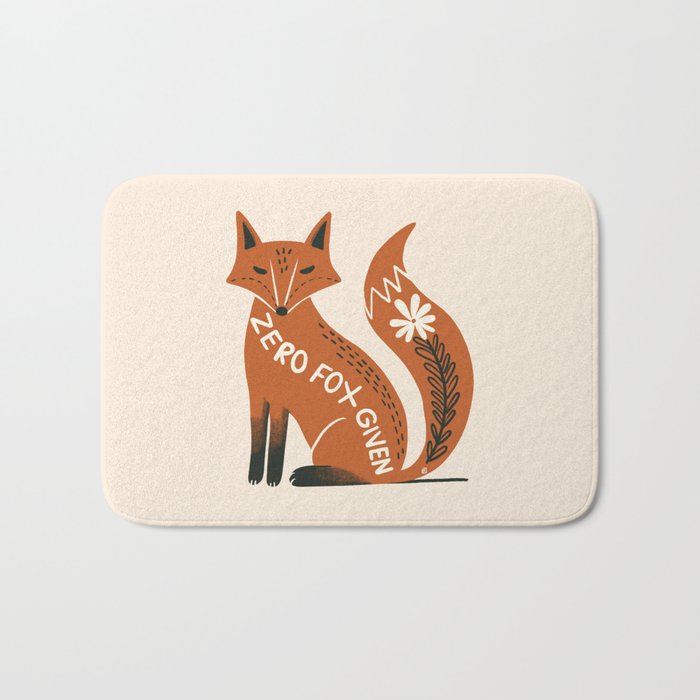 Zero fox given Bath Mat Gallery Image 1