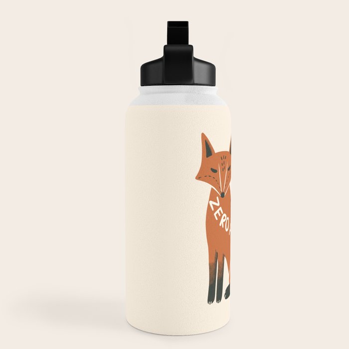 Zero fox given Water Bottle Gallery Image 3