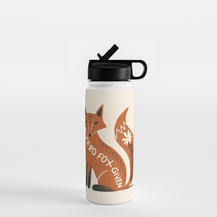 Zero fox given Water Bottle Gallery Image 1