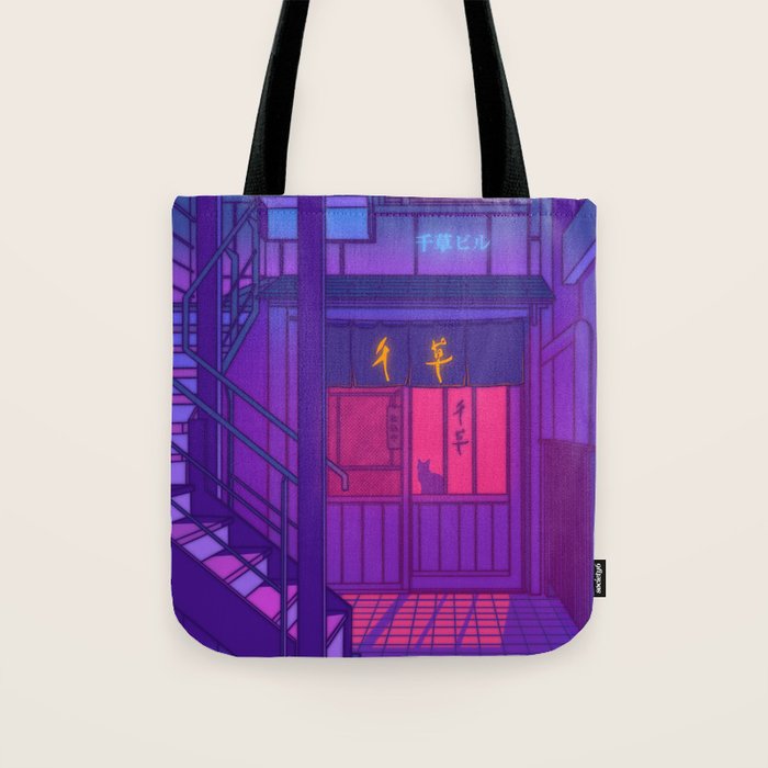 Lonely Nights Tote Bag Gallery Image 1