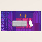 Lonely Nights Desk Mat Gallery Image 1