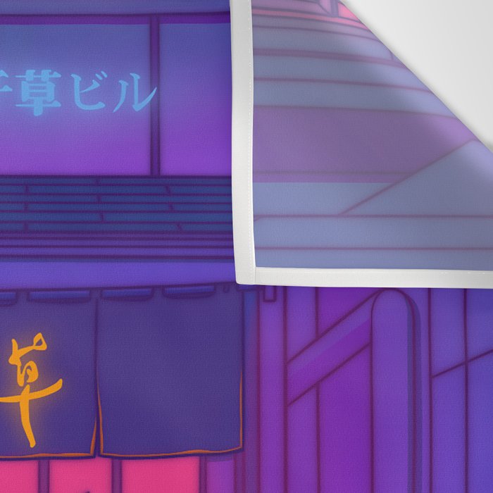 Lonely Nights Wall Tapestry Gallery Image 3
