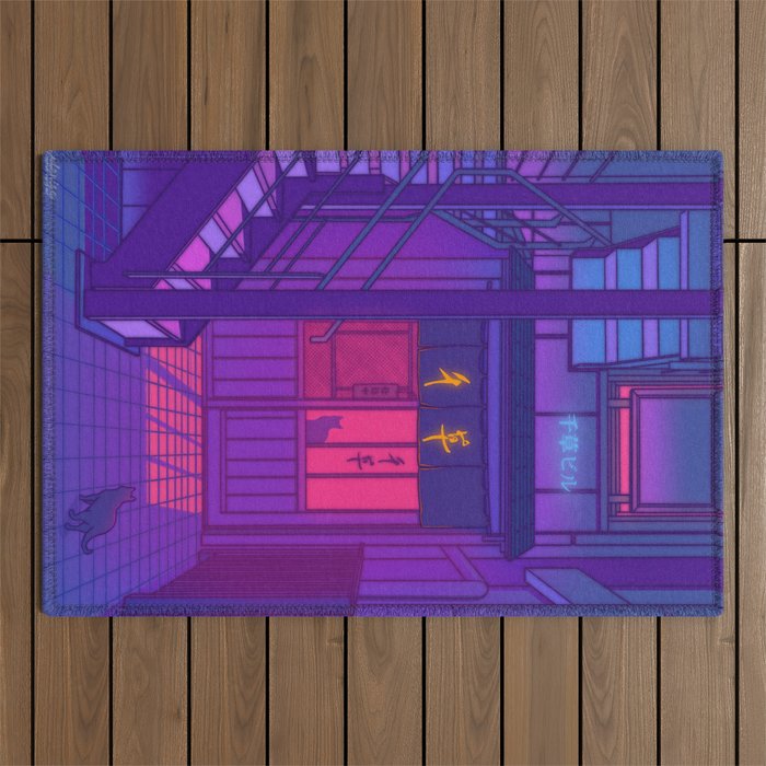Lonely Nights Outdoor Rug Gallery Image 1