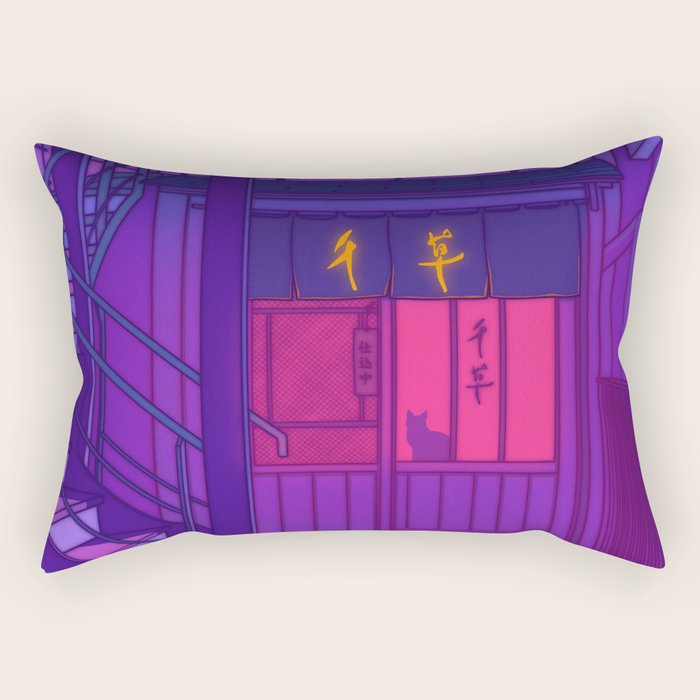 Lonely Nights Rectangular Pillow Gallery Image 2