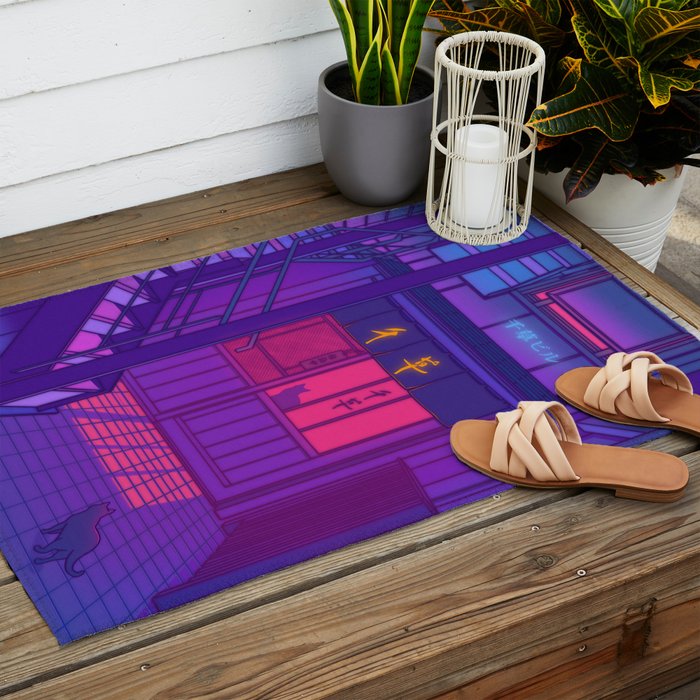 Lonely Nights Outdoor Rug Gallery Image 2