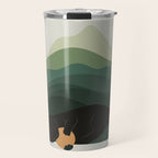 Cat Landscape 8B: Where does the Sun go? Travel Mug Gallery Image 1