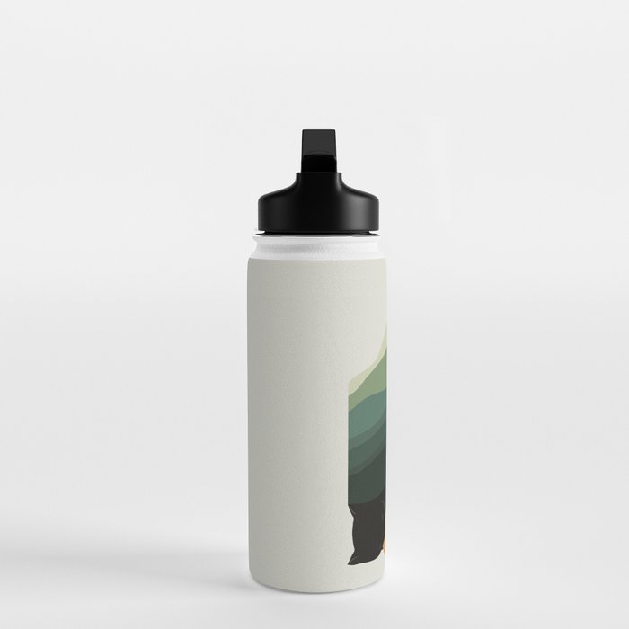 Cat Landscape 8B: Where does the Sun go? Water Bottle Gallery Image 3