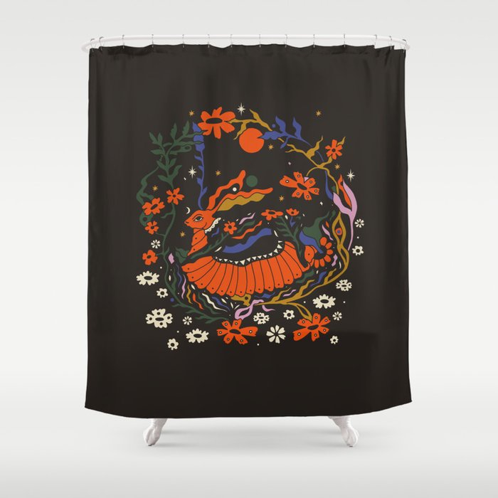 Rabbit, Rabbit Shower Curtain Gallery Image 1