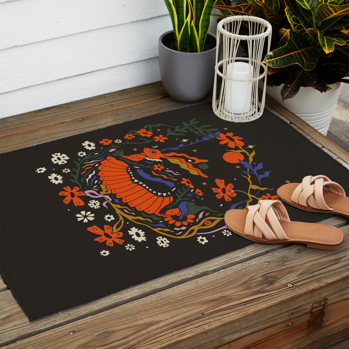 Rabbit, Rabbit Outdoor Rug Gallery Image 2