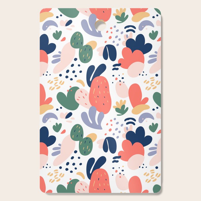 Abstract organic nature art pattern Cutting Board Gallery Image 1