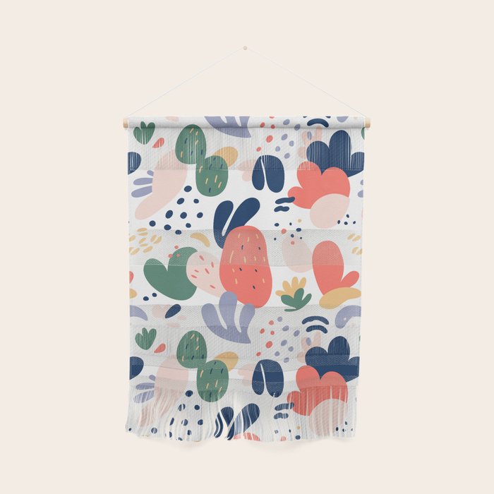 Abstract organic nature art pattern Wall Hanging Gallery Image 1