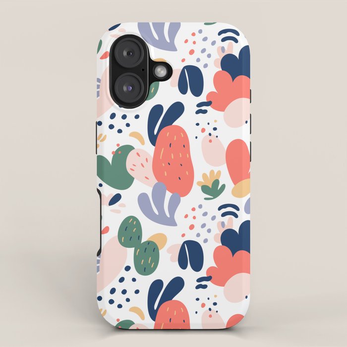 Abstract organic nature art pattern iPhone Case Gallery Image 1