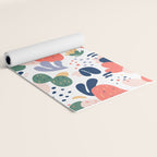 Abstract organic nature art pattern Yoga Mat Gallery Image 2