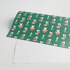 Festive Mushroom Pattern Wrapping Paper Gallery Image 2
