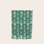 Festive Mushroom Pattern Wall Hanging Gallery Image 1