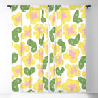 Yellow Meadow Window Curtain Gallery Image 5