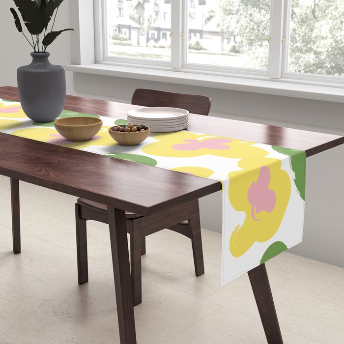 Yellow Meadow Table Runner Gallery Image 2