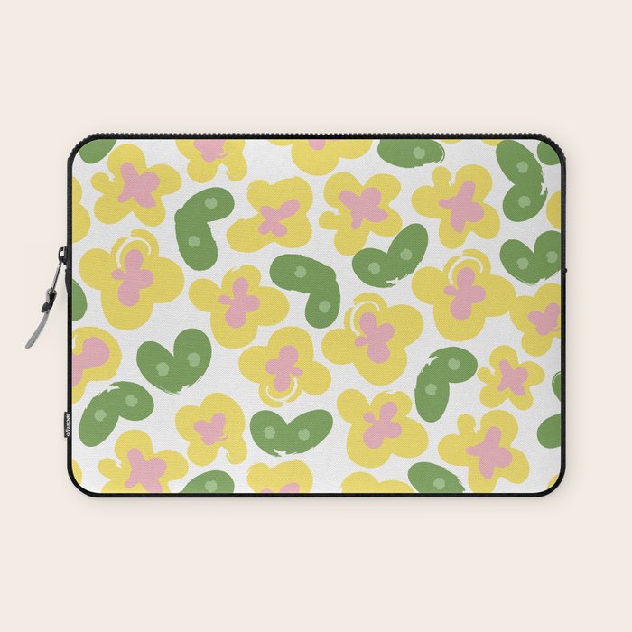 Yellow Meadow Laptop Sleeve Gallery Image 1
