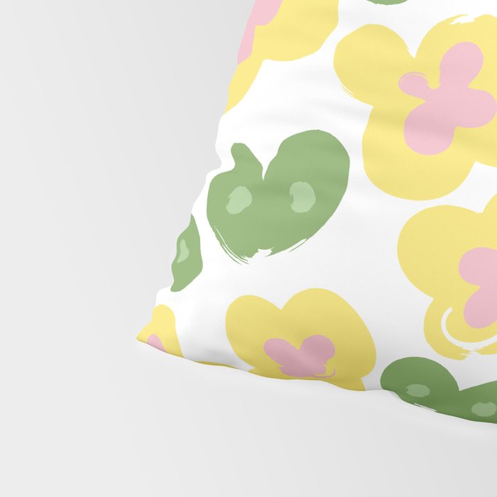 Yellow Meadow Pillow Sham Gallery Image 4