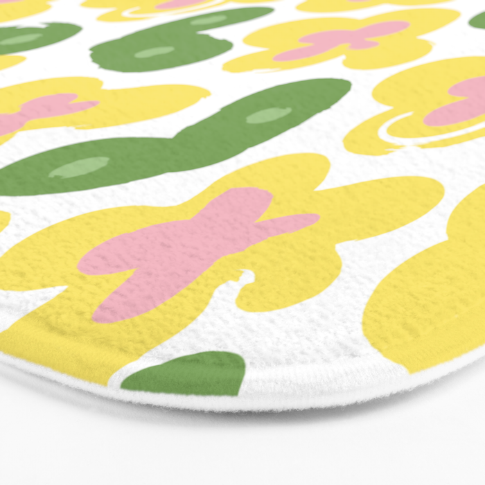 Yellow Meadow Bath Mat Gallery Image 3