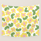 Yellow Meadow Wall Tapestry Gallery Image 4