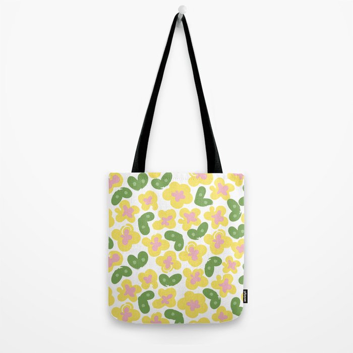 Yellow Meadow Tote Bag Gallery Image 2