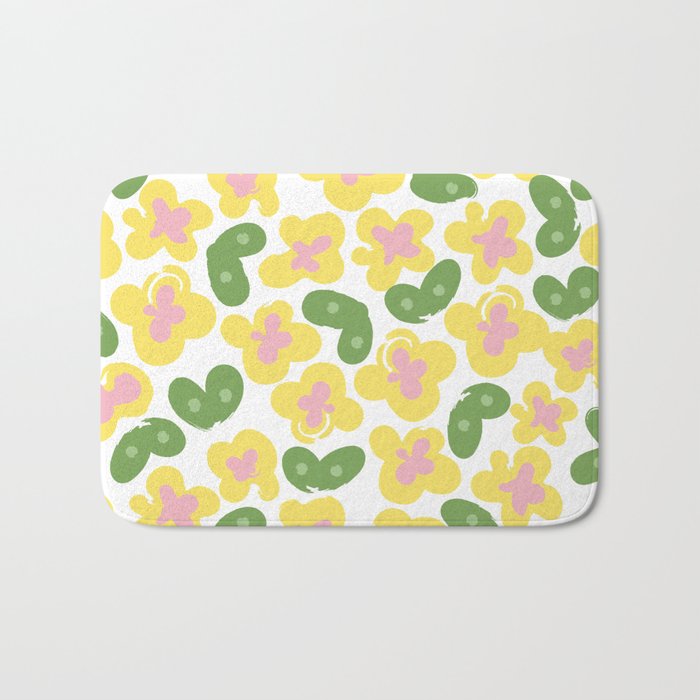 Yellow Meadow Bath Mat Gallery Image 1