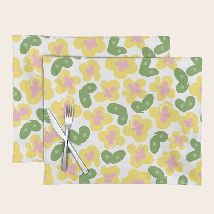 Yellow Meadow Placemat Gallery Image 1