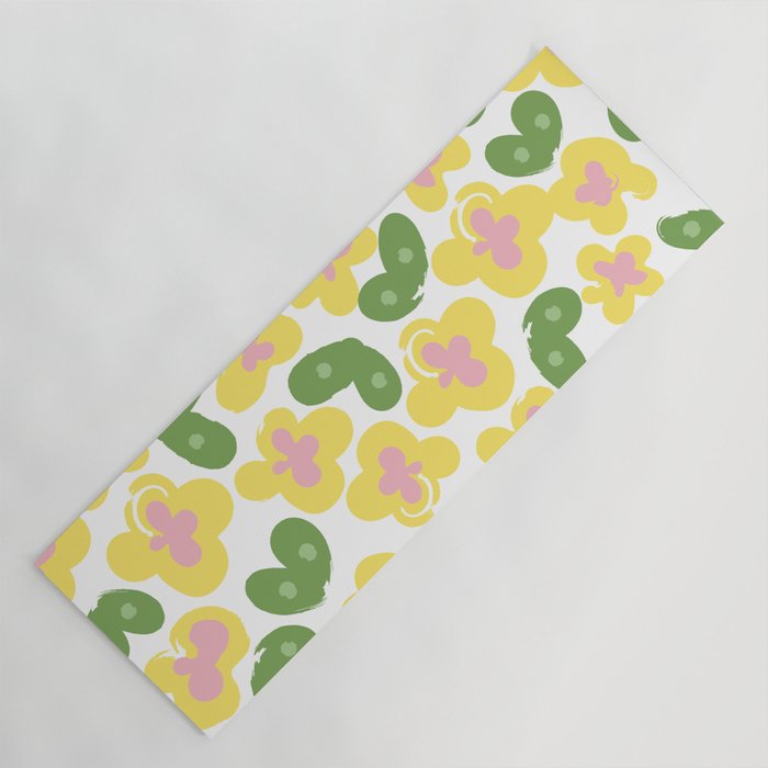 Yellow Meadow Yoga Mat Gallery Image 1