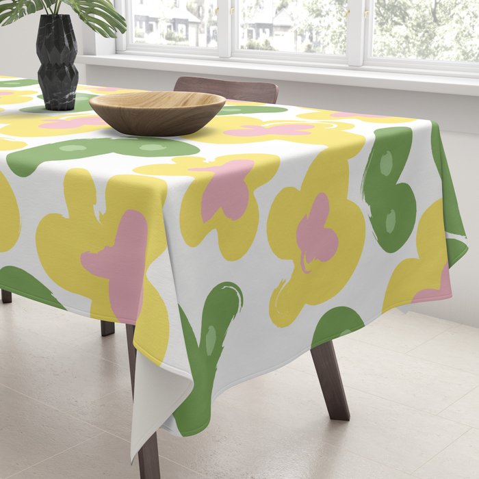 Yellow Meadow Tablecloth Gallery Image 3
