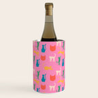 Rainbow Cats in Pencil  Wine Chiller Gallery Image 1