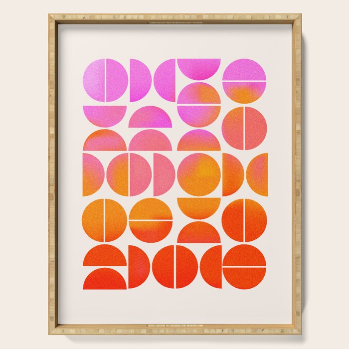 Playful, Vivid Abstract Serving Tray Gallery Image 1