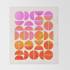 Playful, Vivid Abstract Throw Blanket Gallery Image 2