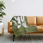 Olive Branches Throw Blanket Gallery Image 1
