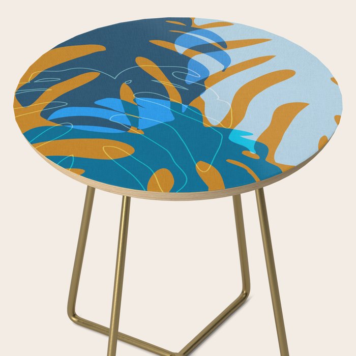 monstera mix plant minimal Side Table Gallery Image 2