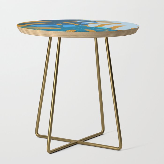 monstera mix plant minimal Side Table Gallery Image 1