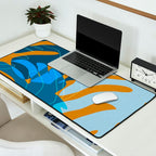 monstera mix plant minimal Desk Mat Gallery Image 2