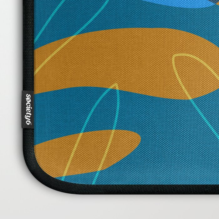 monstera mix plant minimal Laptop Sleeve Gallery Image 3
