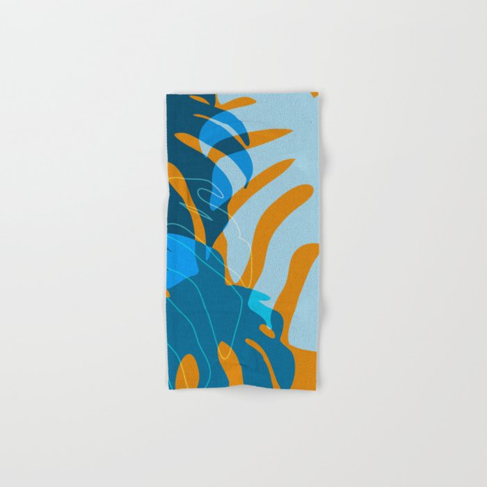 monstera mix plant minimal Bath Towel Gallery Image 1