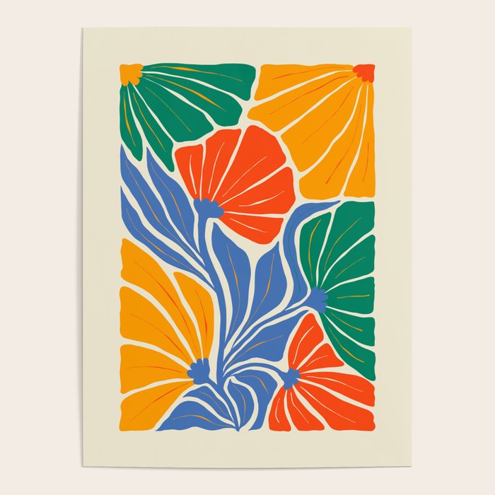 Starlight Summer: Matisse Foliage | Flower Market 002 Poster Gallery Image 1