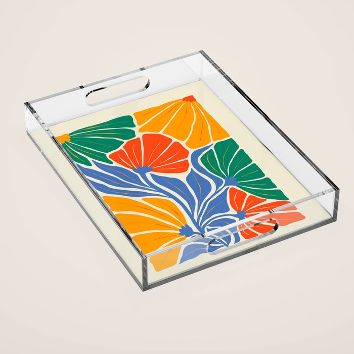 Starlight Summer: Matisse Foliage | Flower Market 002 Acrylic Tray Gallery Image 1