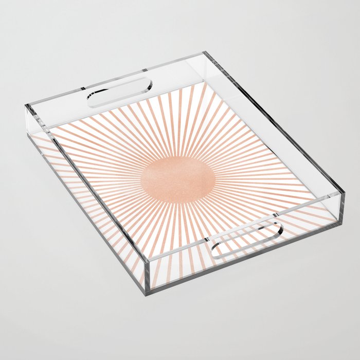 Geometry Sunshine Acrylic Tray Gallery Image 1