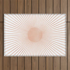 Geometry Sunshine Outdoor Rug Gallery Image 1